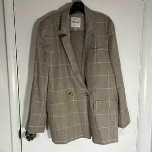 Madewell Dorset Blazer in Windowpane XL Women’s ND993